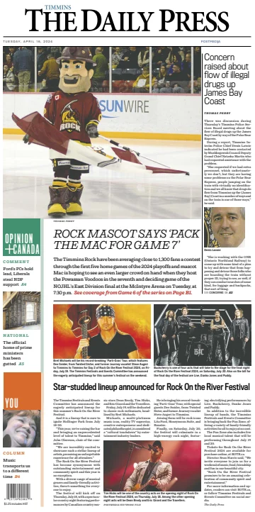 The Daily Press (Timmins) - 16 Nis 2024