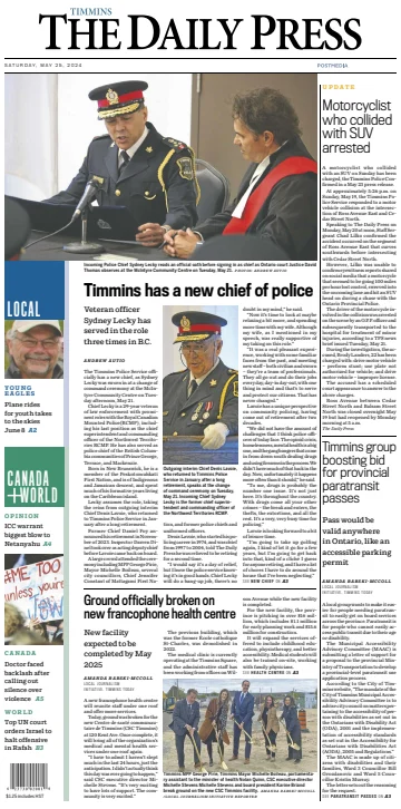 The Daily Press (Timmins) - 25 May 2024