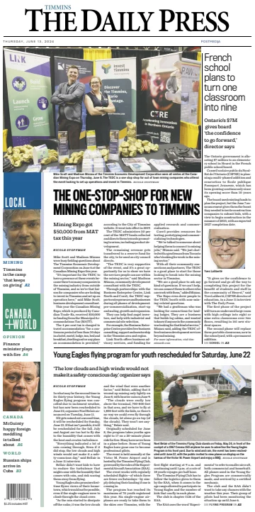 The Daily Press (Timmins) - 13 Jun 2024
