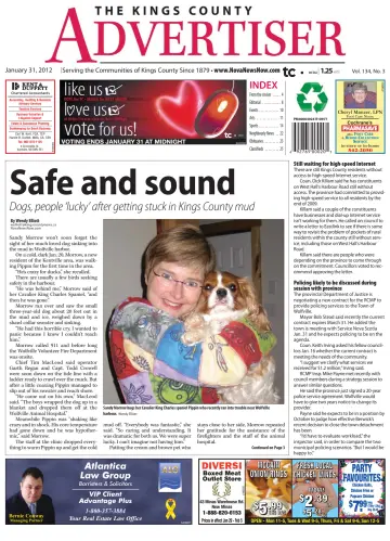 Valley Journal Advertiser - 31 Jan 2012