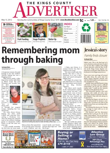 Valley Journal Advertiser - 15 May 2012