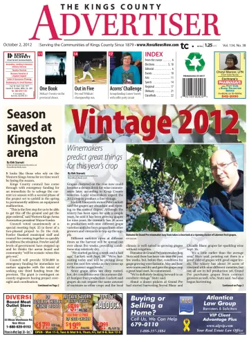 Valley Journal Advertiser - 2 Oct 2012