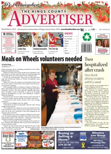 Valley Journal Advertiser - 6 Nov 2012