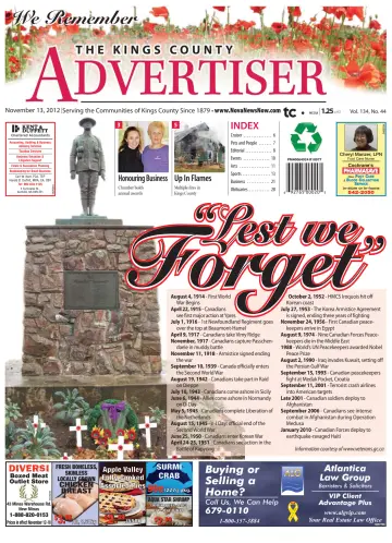Valley Journal Advertiser - 13 Nov 2012