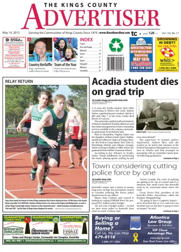 Valley Journal Advertiser - 14 May 2013