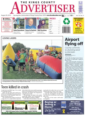 Valley Journal Advertiser - 20 Aug 2013