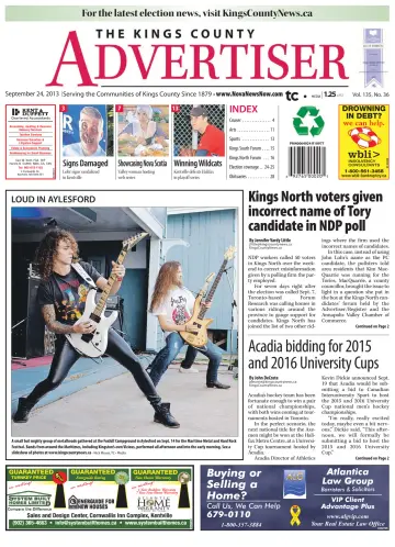 Valley Journal Advertiser - 24 Sep 2013