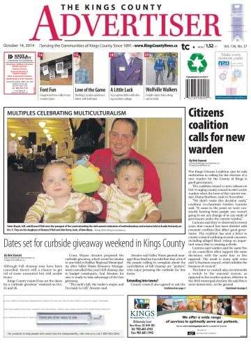 Valley Journal Advertiser - 14 Oct 2014