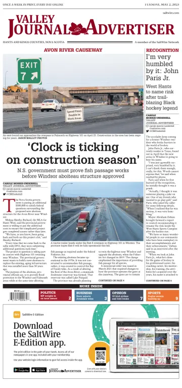 Valley Journal Advertiser - 2 May 2023