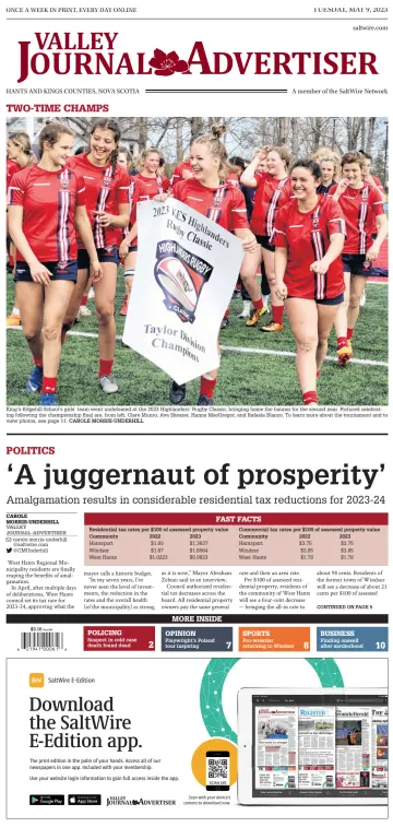 Valley Journal Advertiser - 9 May 2023
