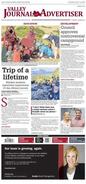 Valley Journal Advertiser - 14 May 2024