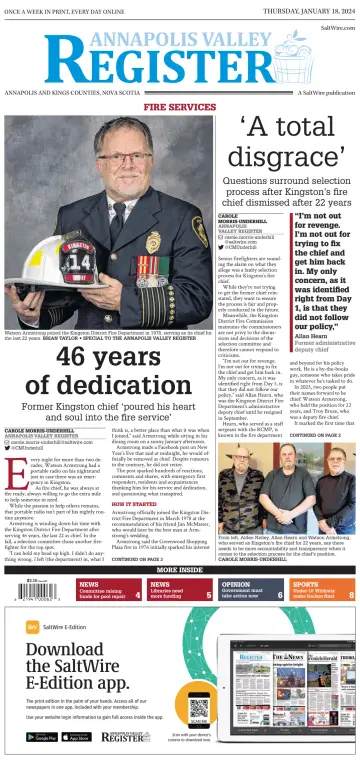 Annapolis Valley Register - 18 Ion 2024
