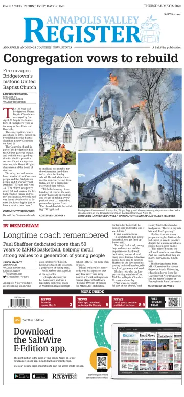 Annapolis Valley Register - 02 May 2024