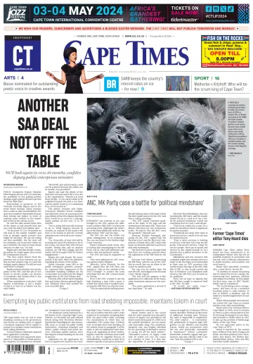 Cape Times - 28 marzo 2024