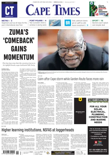 Cape Times - 10 4월 2024