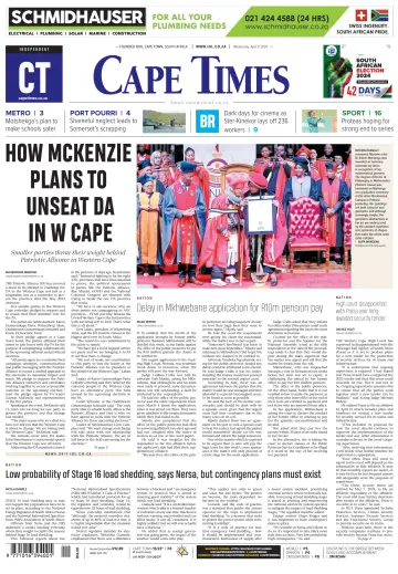 Cape Times - 17 avr. 2024