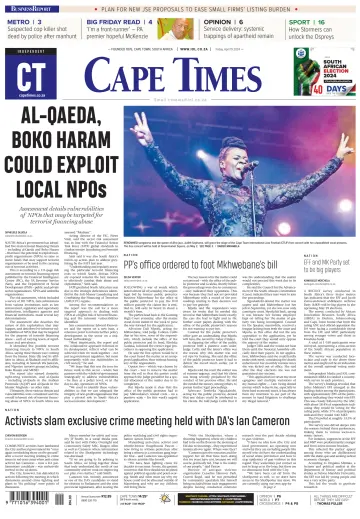 Cape Times - 19 avr. 2024