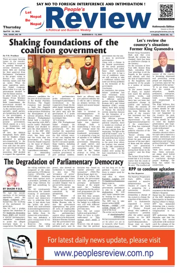 People's Review Weekly - 18 Apr 2024