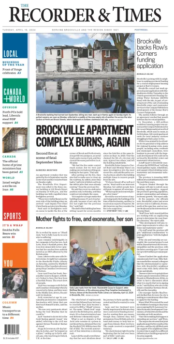 The Recorder & Times (Brockville) - 16 四月 2024