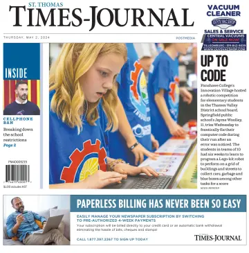 St. Thomas Times-Journal - 2 May 2024