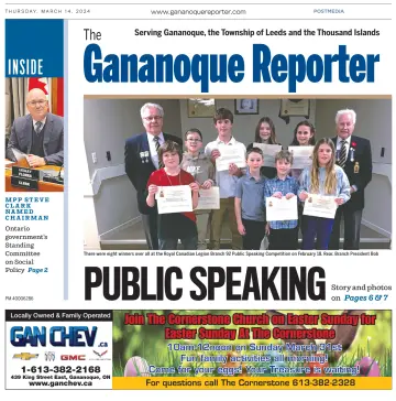 The Gananoque Reporter - 14 Mar 2024
