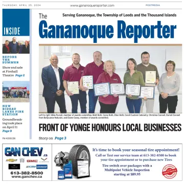 The Gananoque Reporter - 25 4월 2024