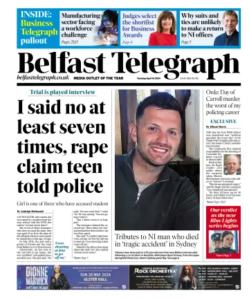 Belfast Telegraph - 16 Nis 2024