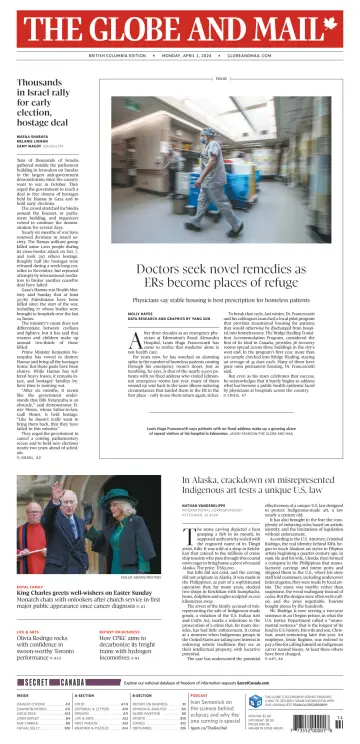 The Globe and Mail (BC Edition) - 1 Apr 2024