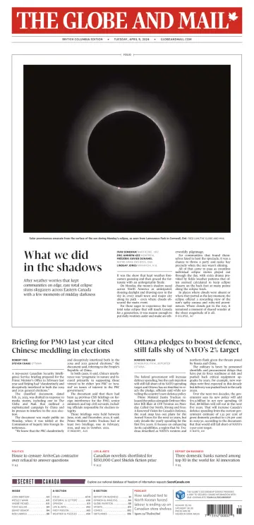 The Globe and Mail (BC Edition) - 9 Apr 2024