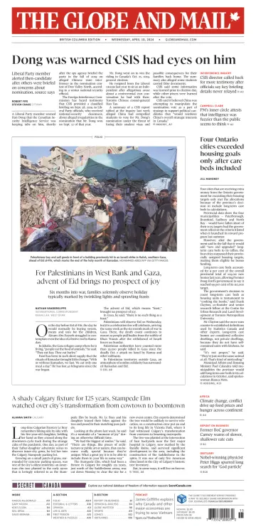 The Globe and Mail (BC Edition) - 10 Apr 2024