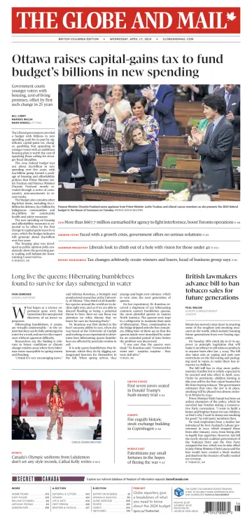 The Globe and Mail (BC Edition) - 17 Apr. 2024