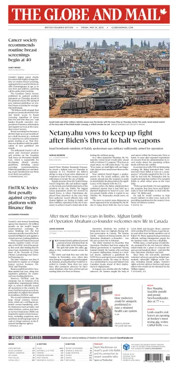 The Globe and Mail (BC Edition) - 10 Mai 2024