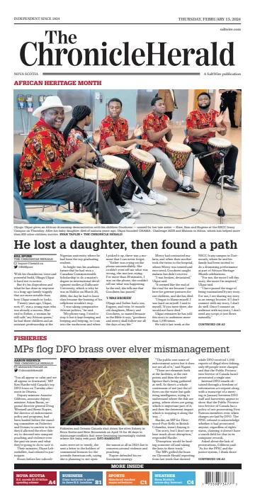 The Chronicle Herald (Provincial) - 15 Feb 2024