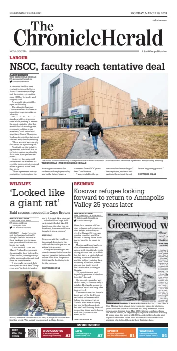 The Chronicle Herald (Provincial) - 18 Mar 2024