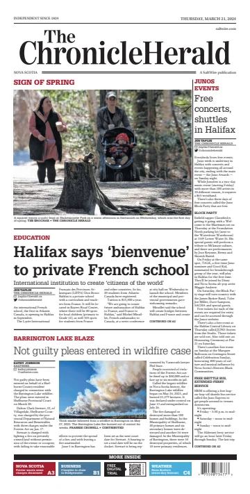 The Chronicle Herald (Provincial) - 21 Mar 2024