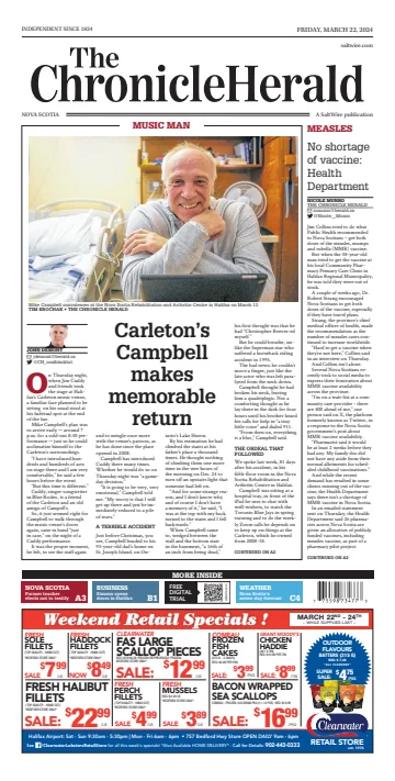 The Chronicle Herald (Provincial) - 22 Mar 2024
