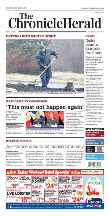 The Chronicle Herald (Provincial) - 28 Mar 2024