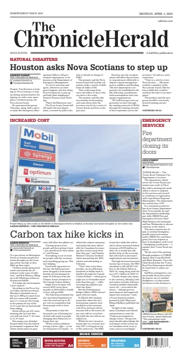 The Chronicle Herald (Provincial) - 1 Apr 2024