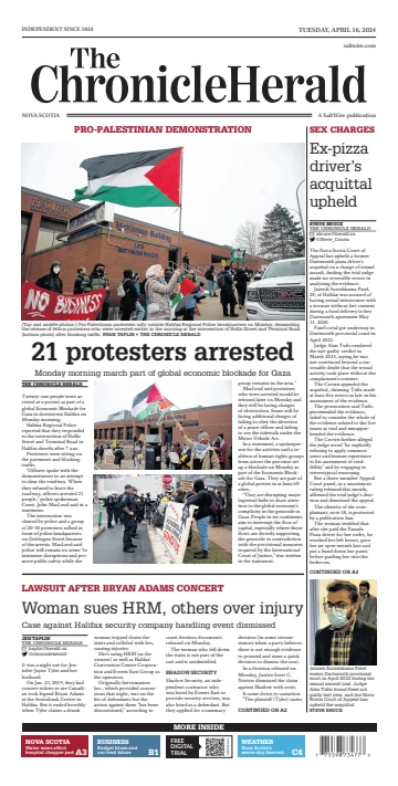 The Chronicle Herald (Provincial) - 16 4월 2024