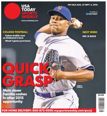 USA TODAY Sports Weekly - 31 Aug 2016