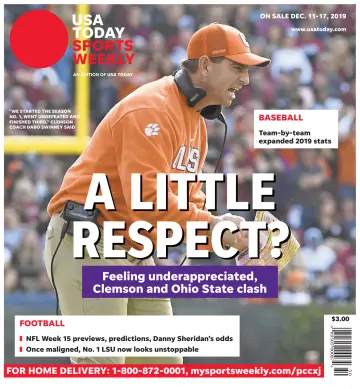 USA TODAY Sports Weekly - 11 Dec 2019