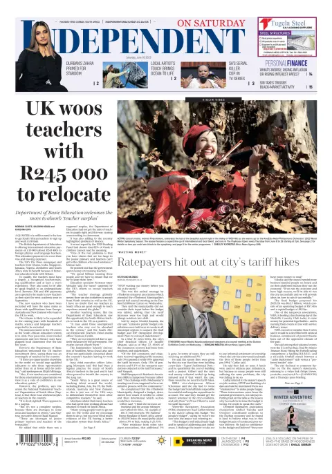 The Independent on Saturday