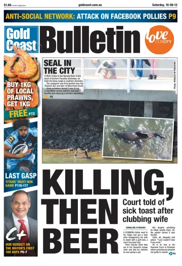 Weekend Gold Coast Bulletin - 18 Aug 2012