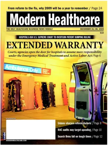 Modern Healthcare - 21 Dec 2009