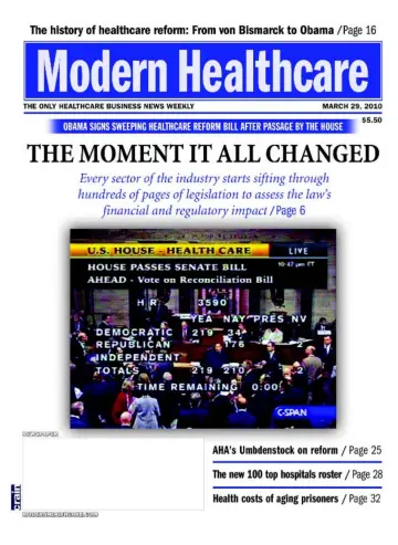 Modern Healthcare - 29 Mar 2010