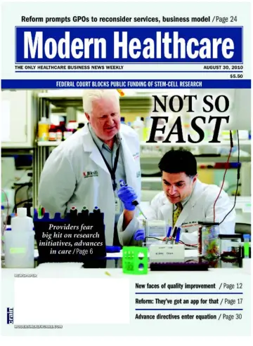 Modern Healthcare - 30 Aug 2010
