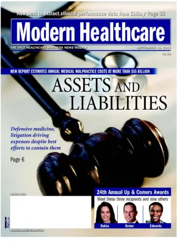 Modern Healthcare - 13 Sep 2010