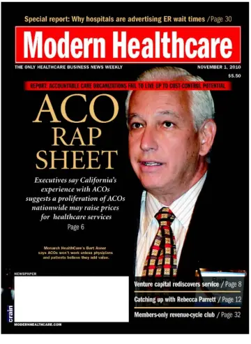 Modern Healthcare - 1 Nov 2010