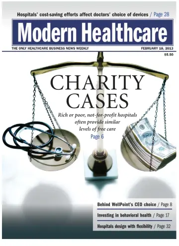 Modern Healthcare - 18 Feb 2013