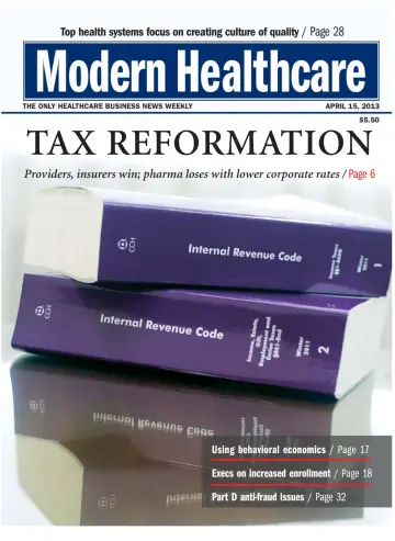 Modern Healthcare - 15 Apr 2013